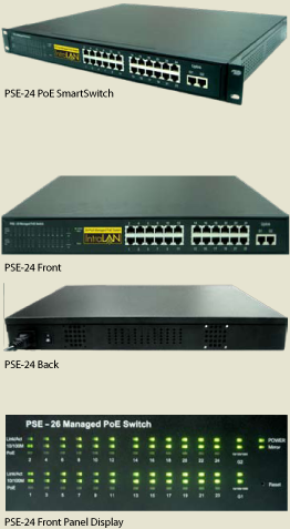 IntraLAN PSE-24 PoE w/VLAN Switch